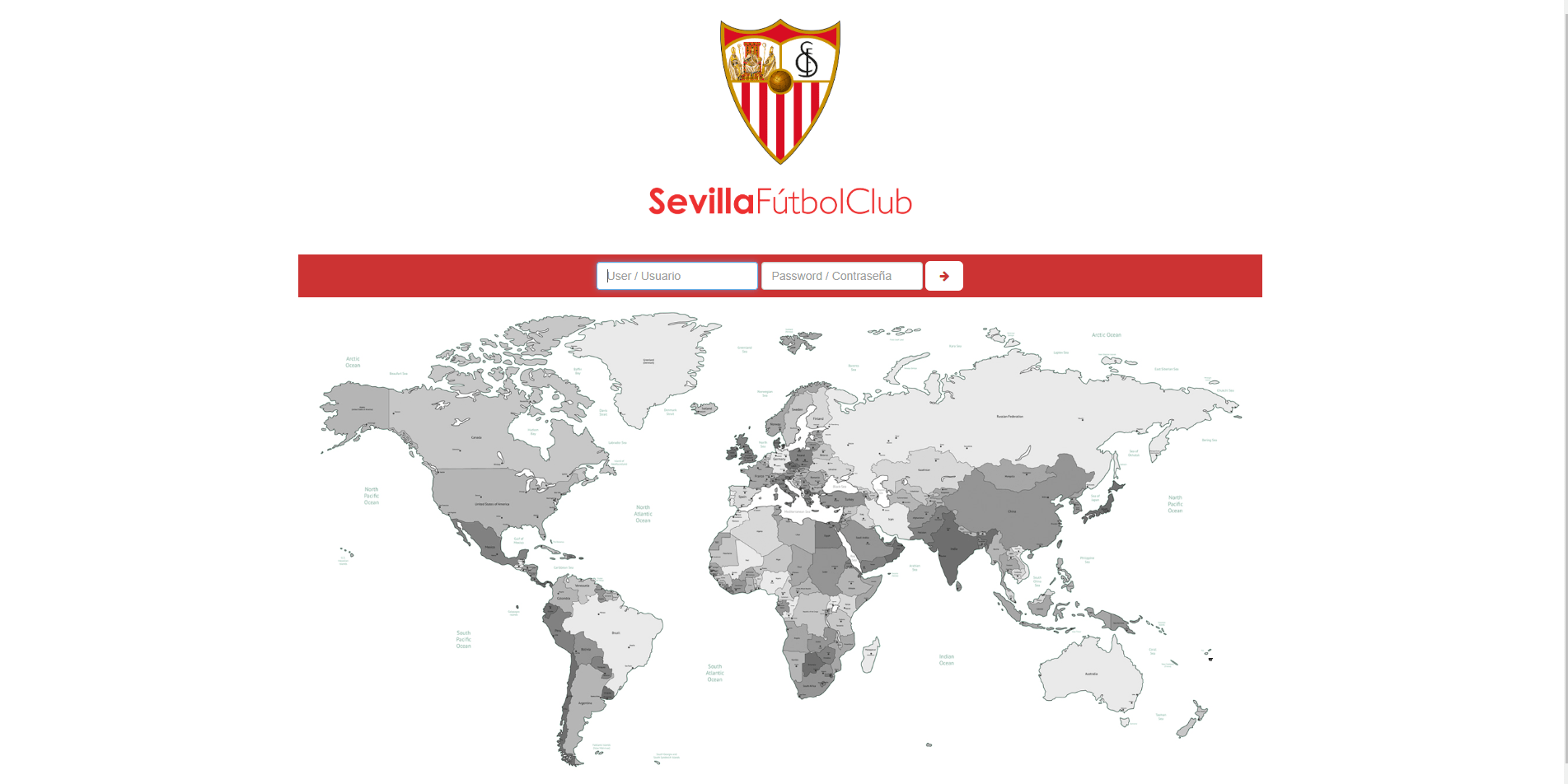 Ruta para partidos de fútbol Sevilla Fc