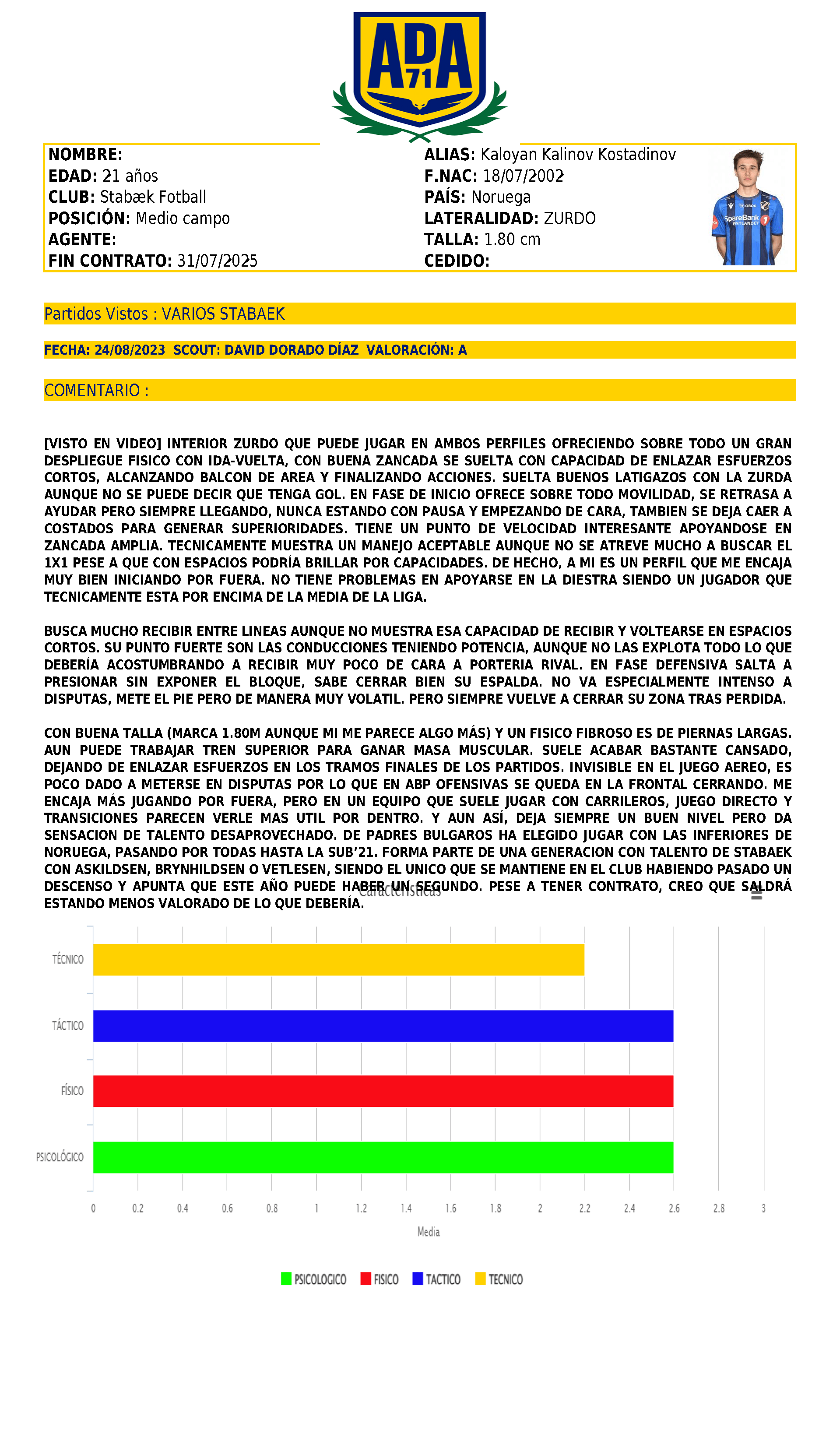 Scoutings, ojeadores de fútbol